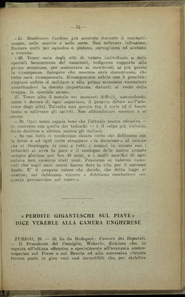 Il diario della nostra guerra : bollettini ufficiali dell'esercito e della marina